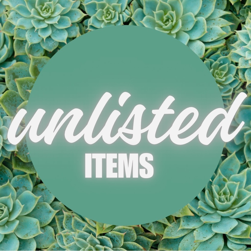 Unlisted items for live show